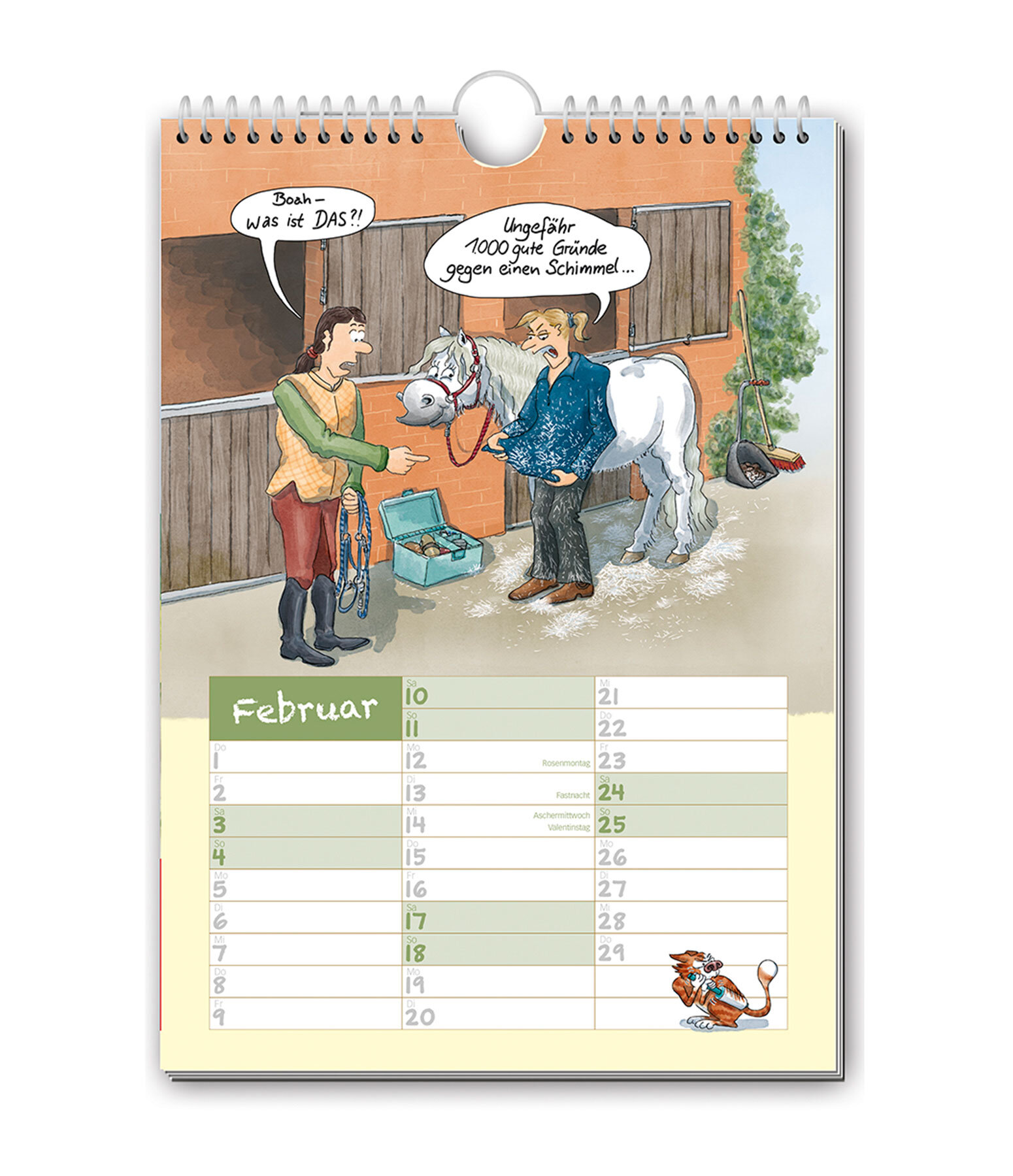 Paardenverhalen: comic kalender 2025