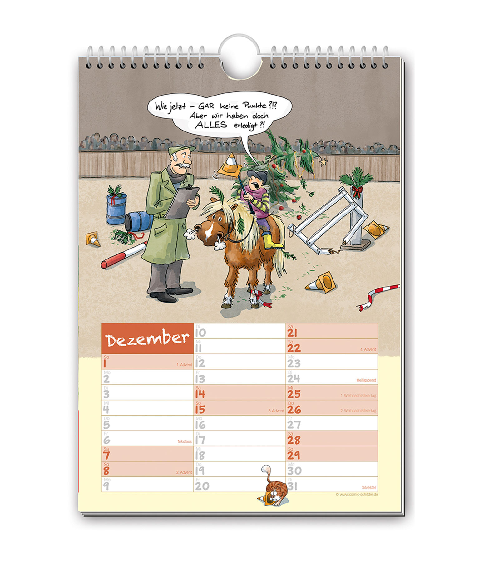 Paardenverhalen: comic kalender 2025