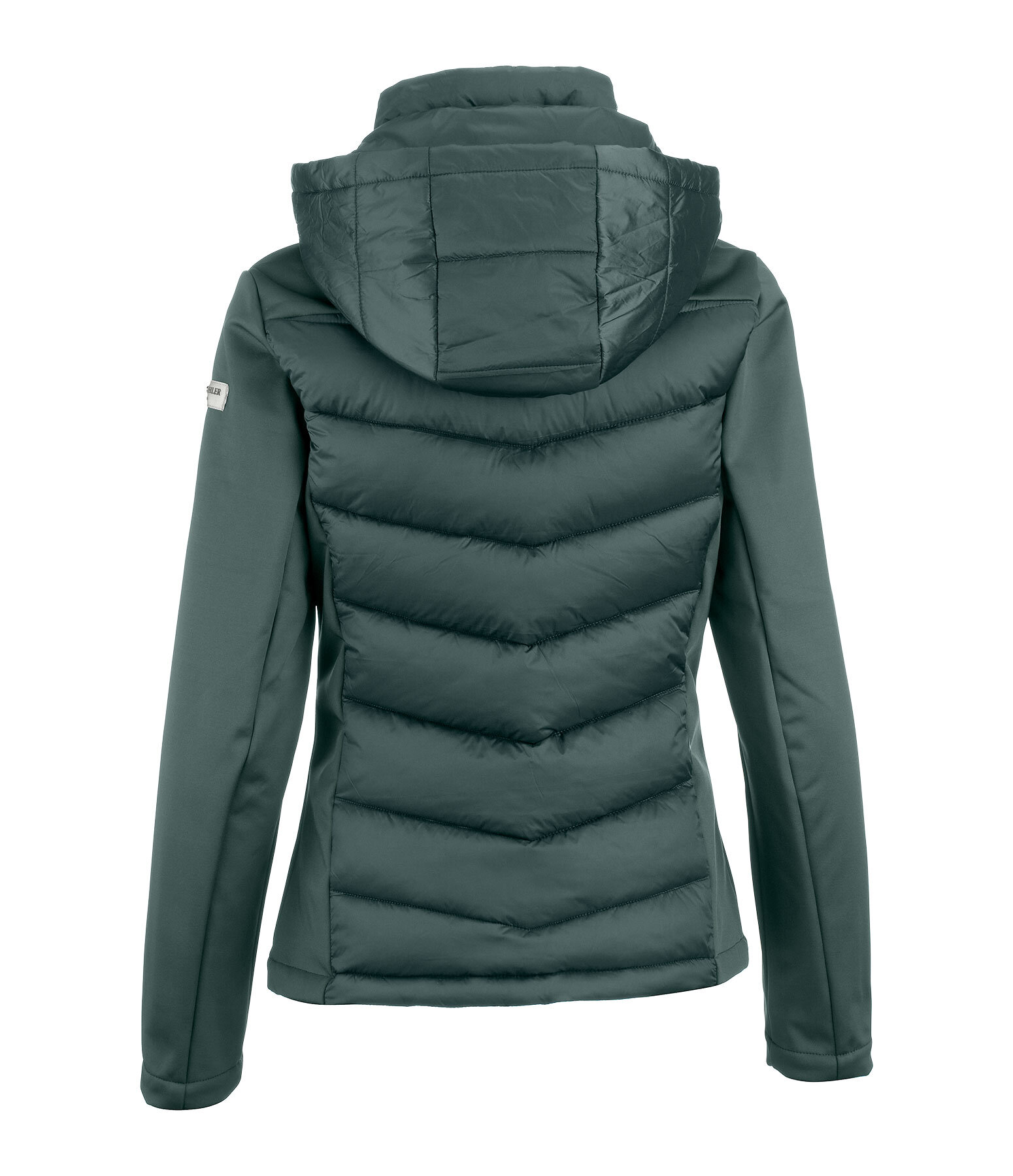 softshell combi rij-jas Claire met capuchon