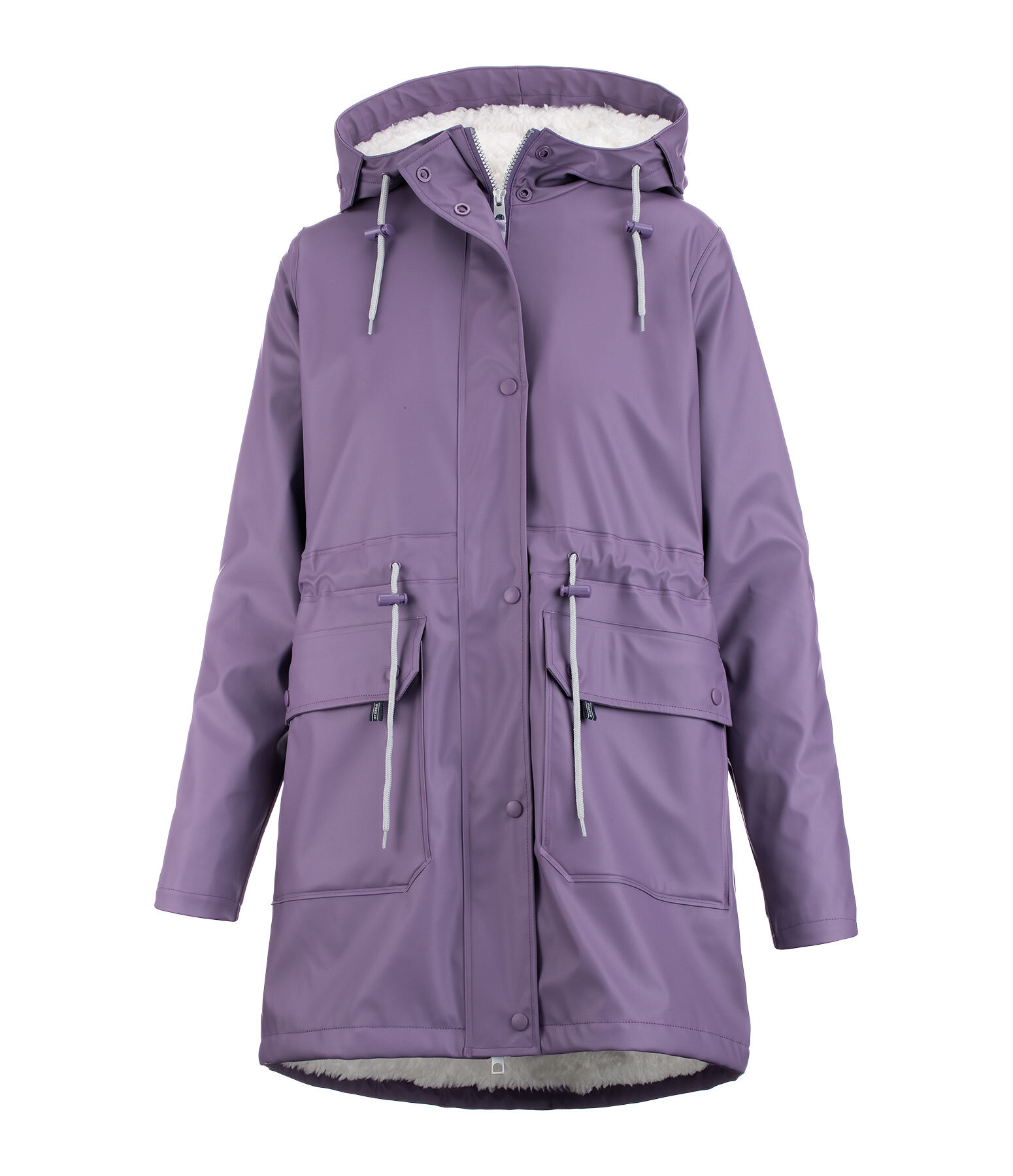 teddyfleece regenjas Stella II met capuchon