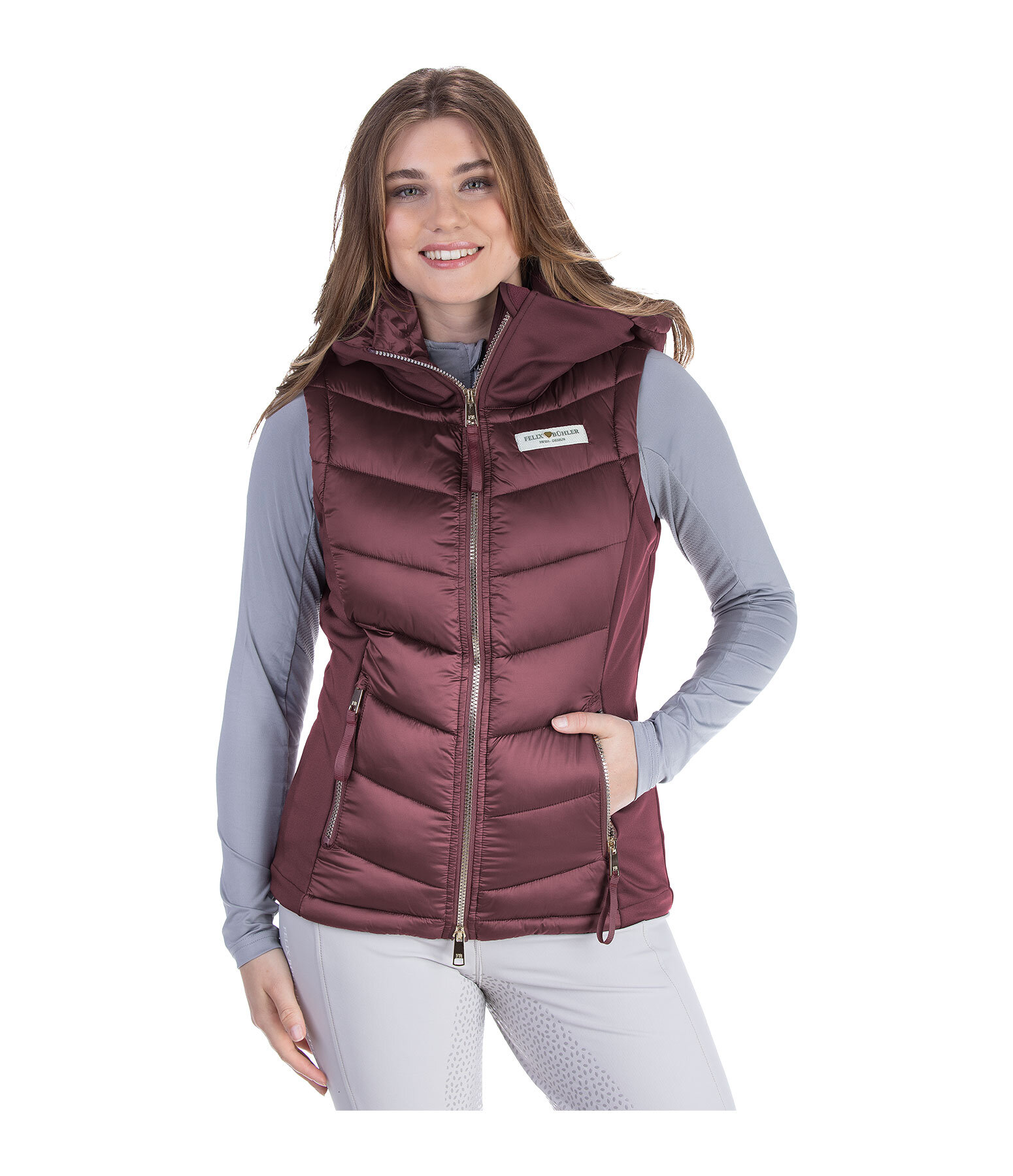 softshell bodywarmer Katlyn met capuchon