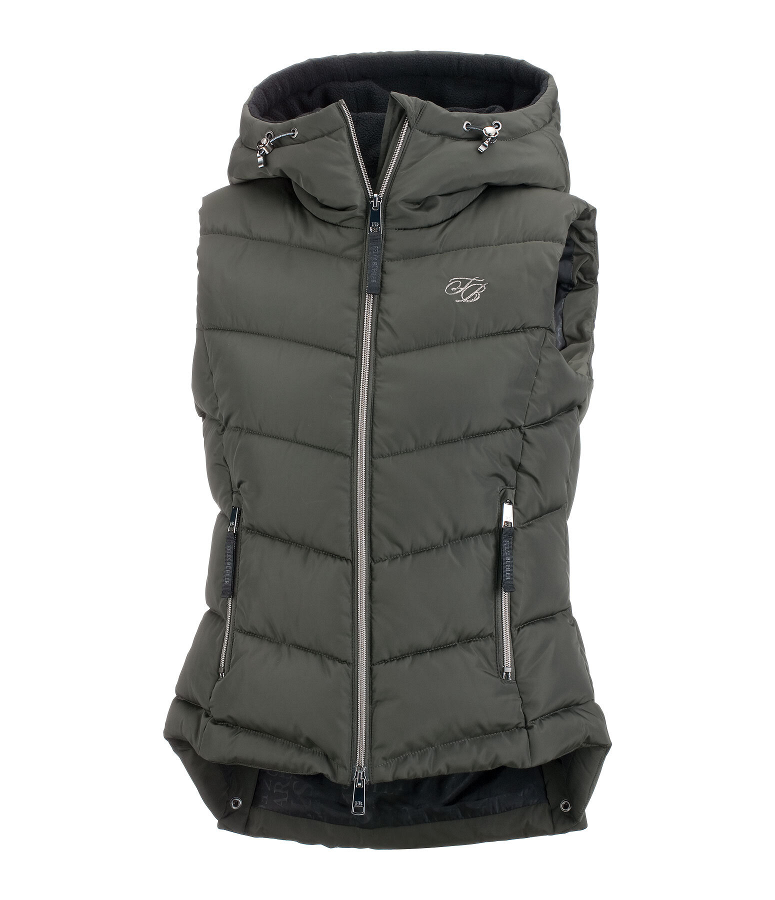 Lena bodywarmer met capuchon