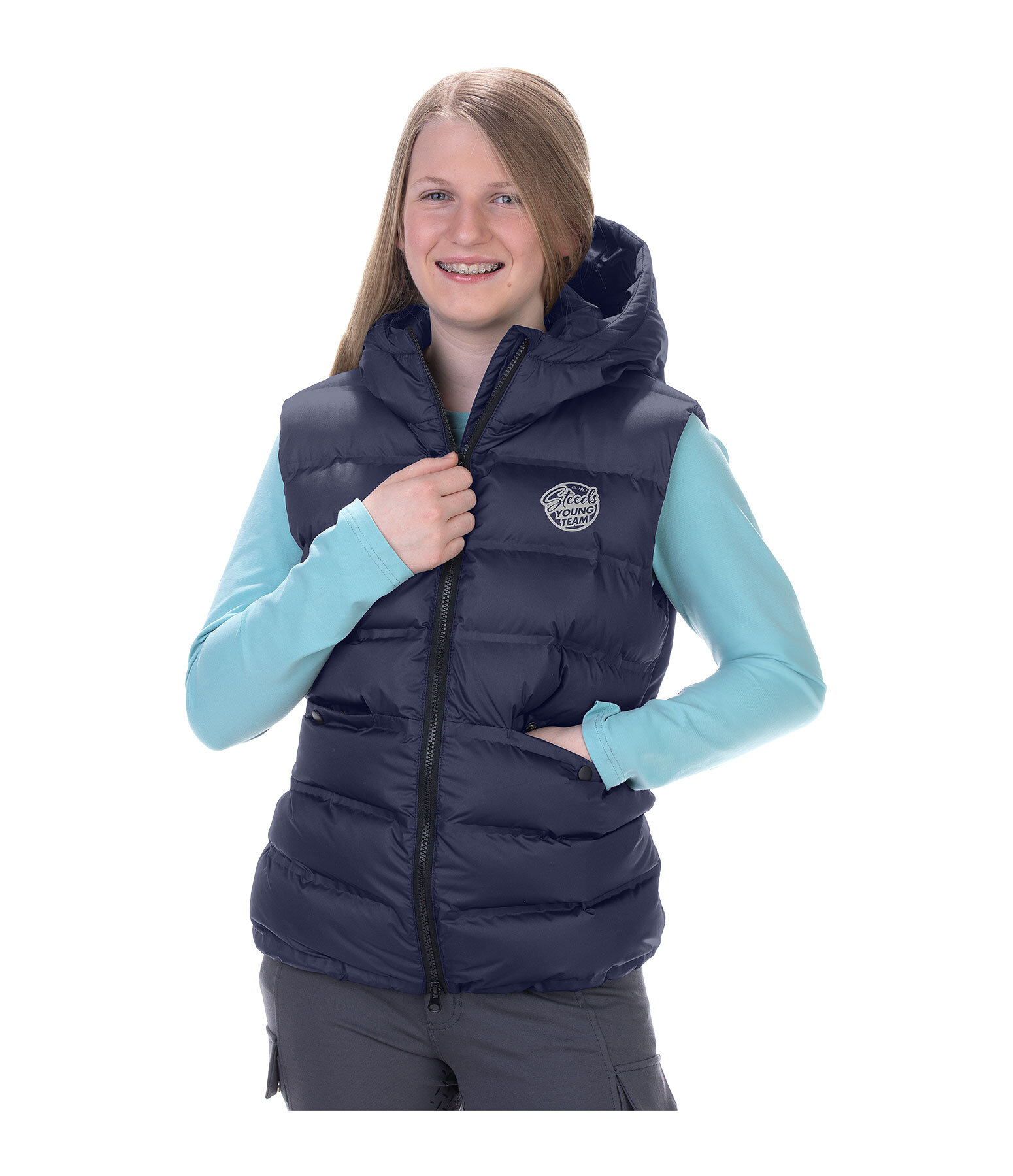 kids bodywarmer Calla met capuchon