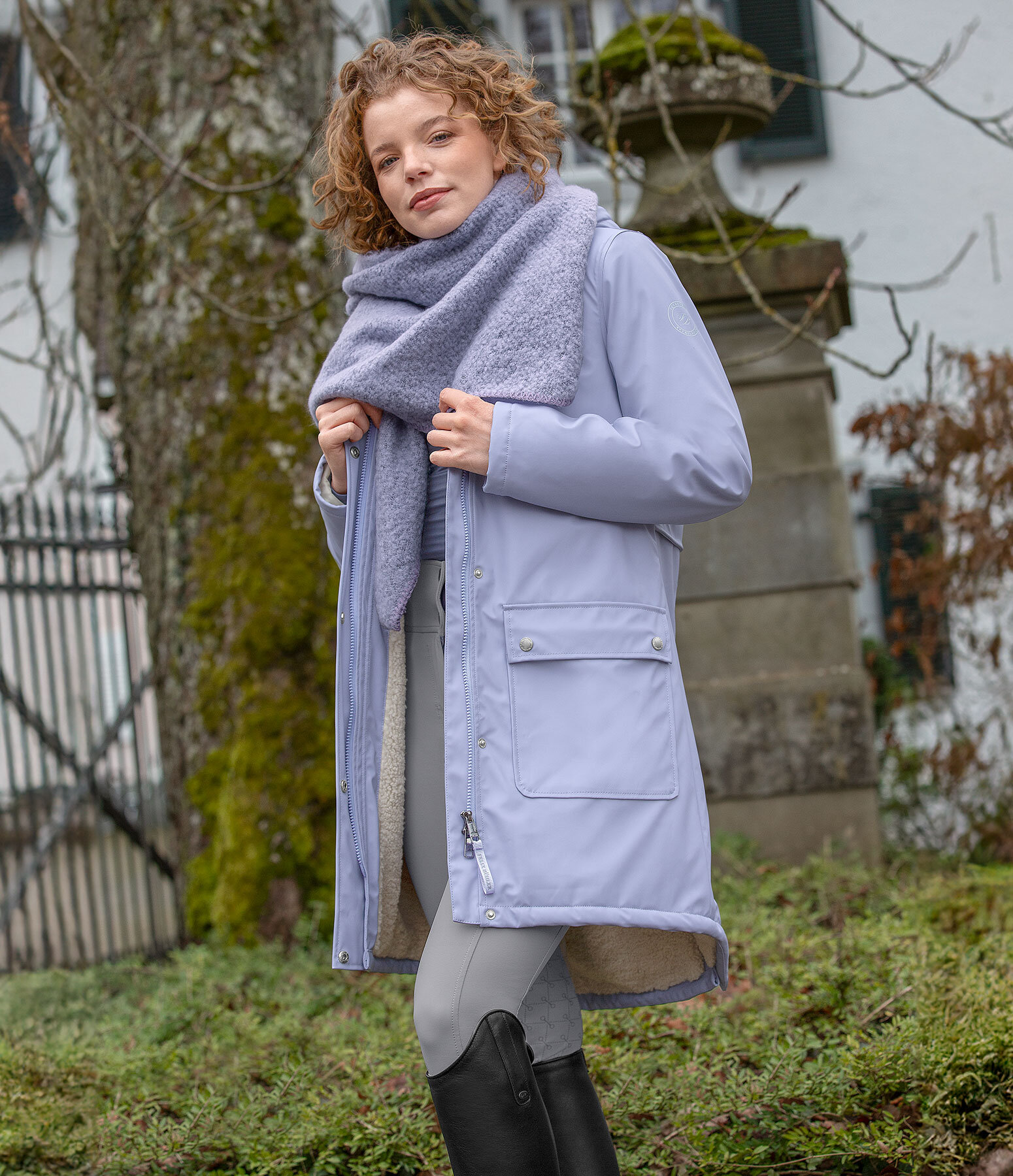 Dames-Outfit Paris in frozen-lavender