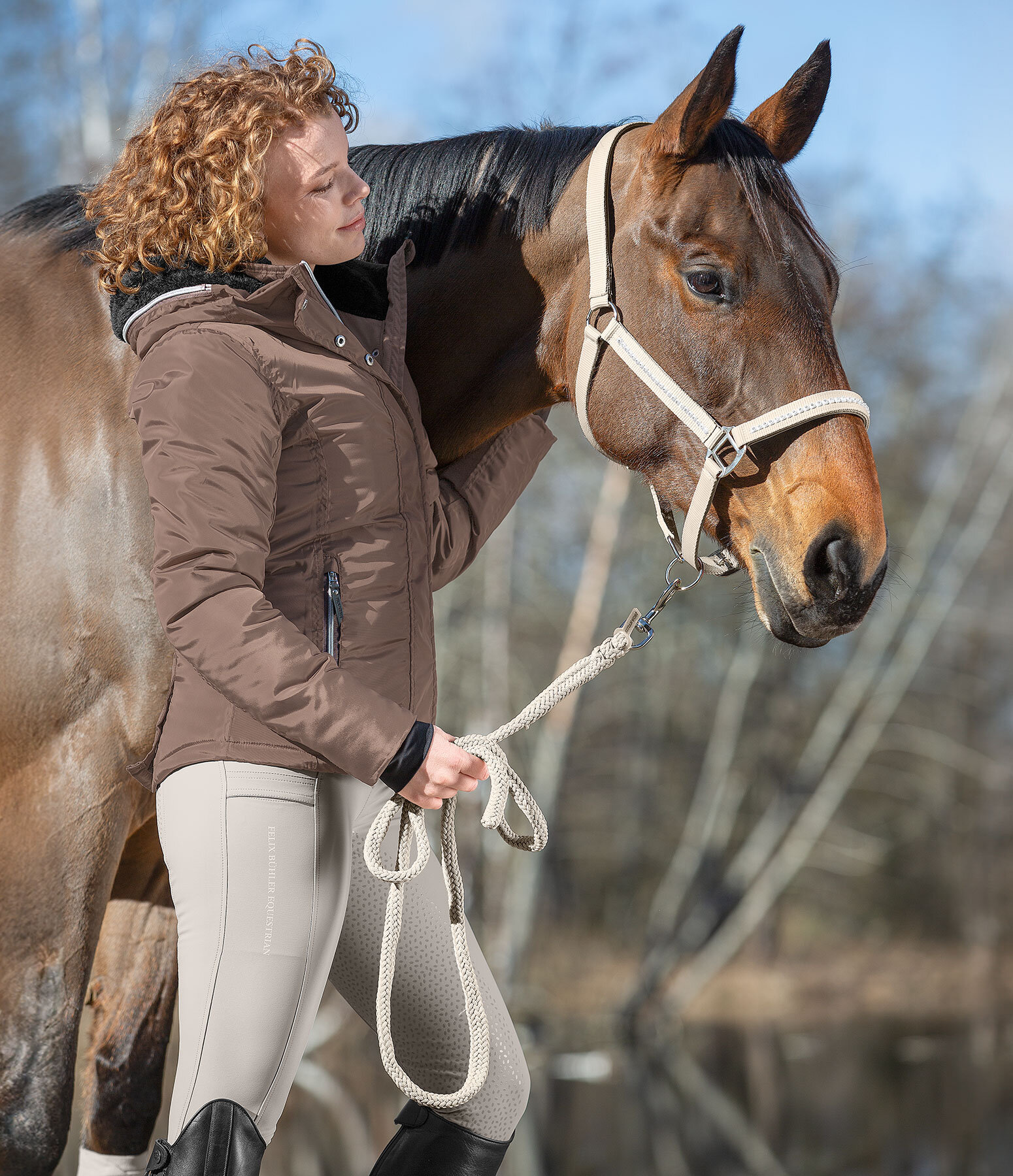 Dames-Outfit Lotta II in kaneel