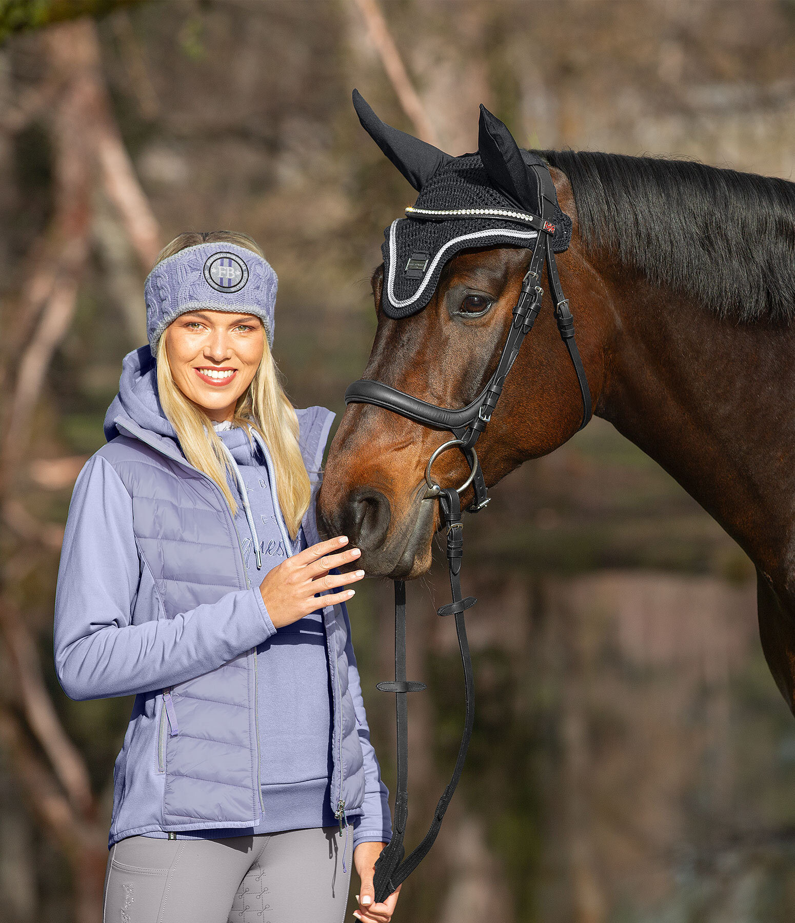 Dames-Outfit Amelia in frozen-lavender