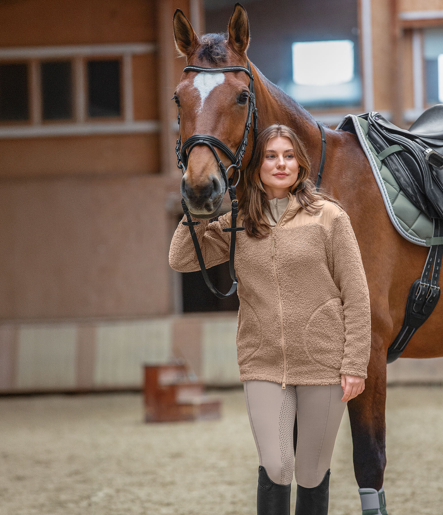 Dames-Outfit Osia in golden-caramel