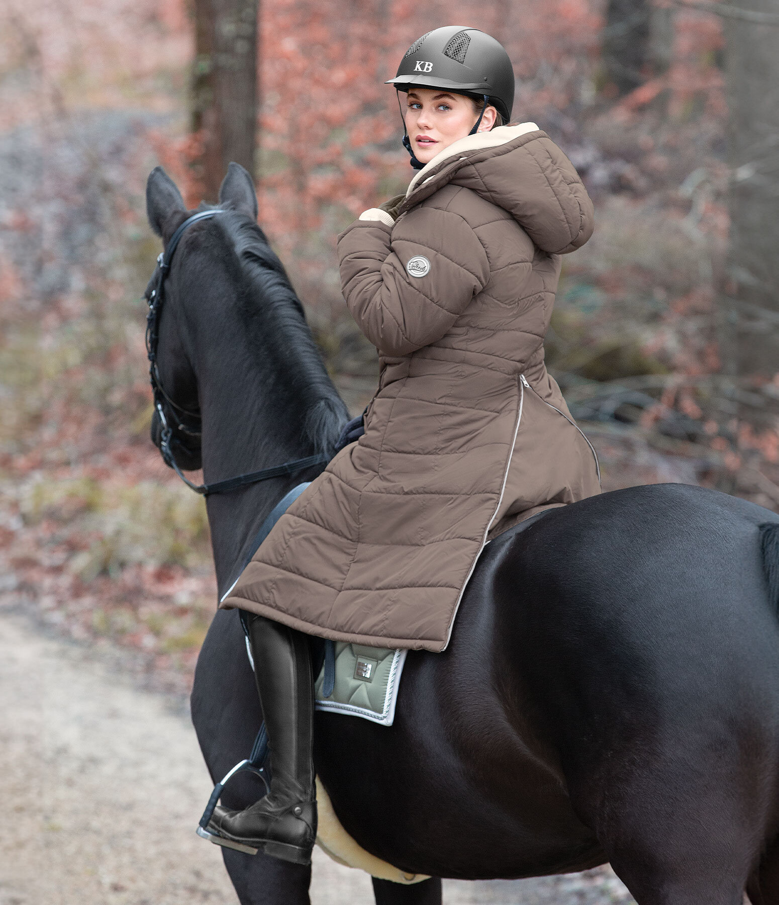 Dames-Outfit Davos in hazelnoot