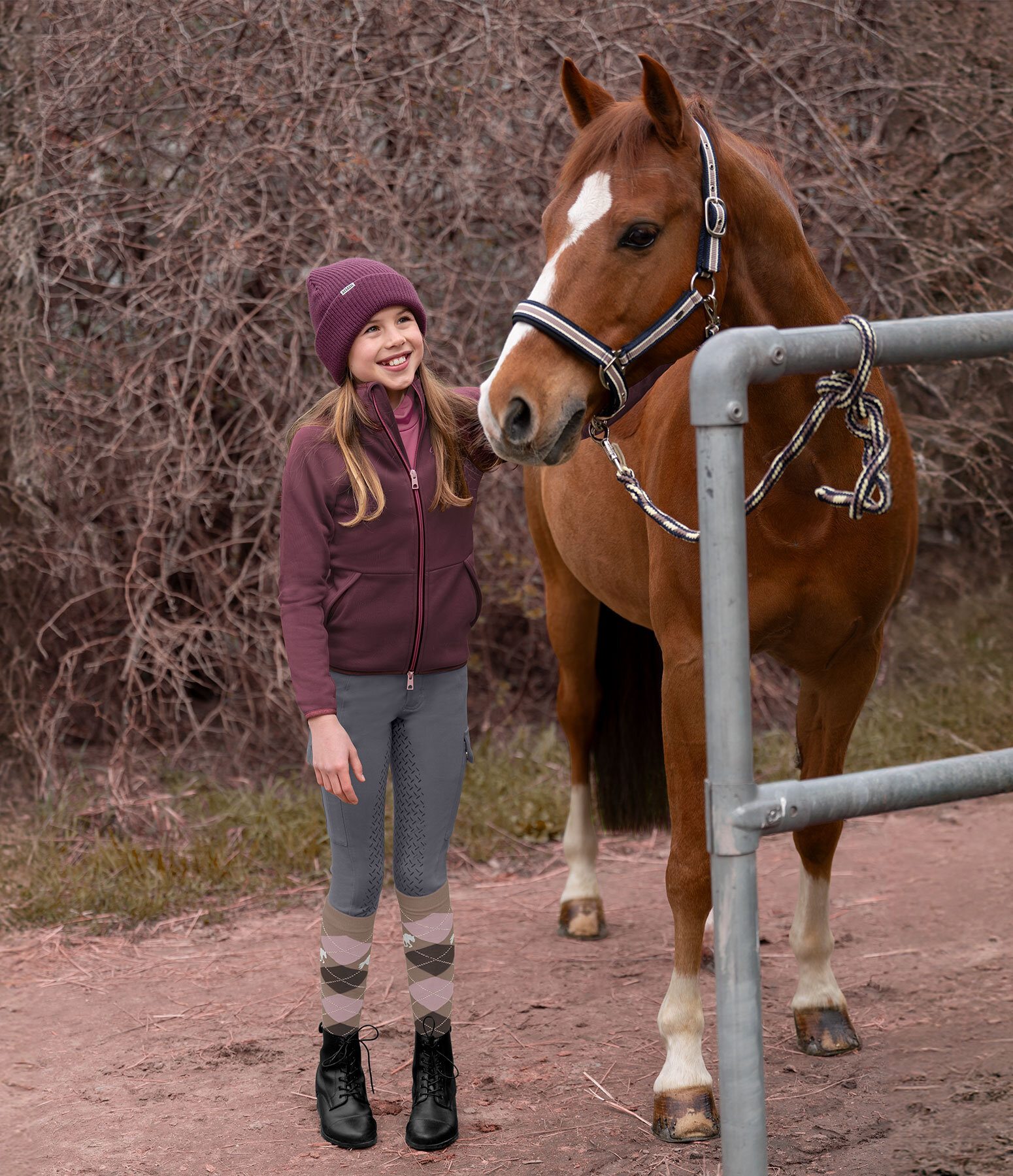 Kids-Outfit Seiko in cassis