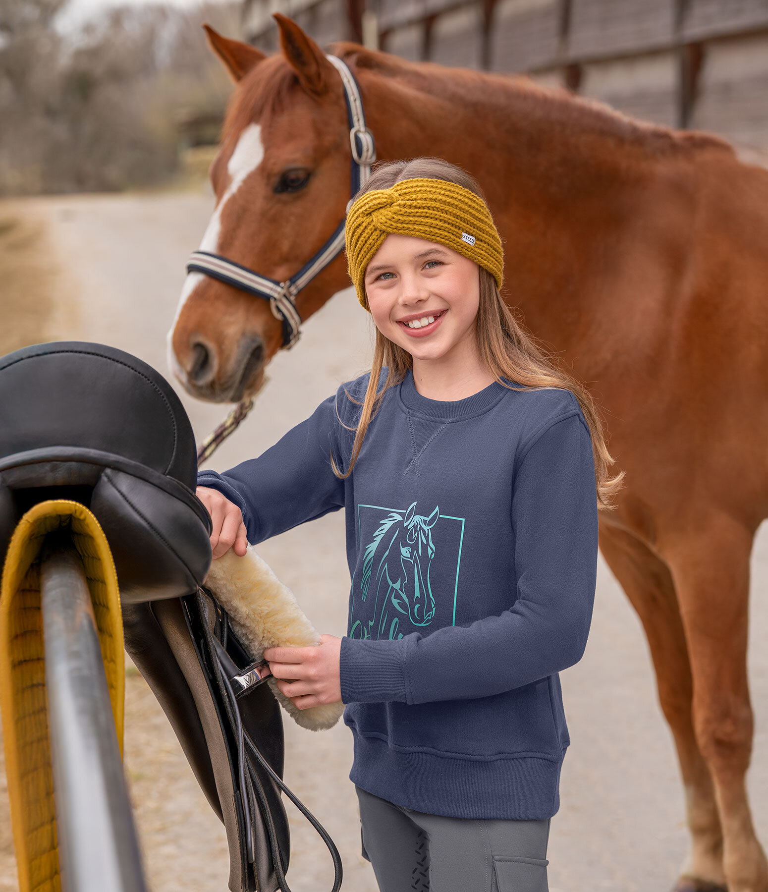 Kids-Outfit Felia in golden-mango