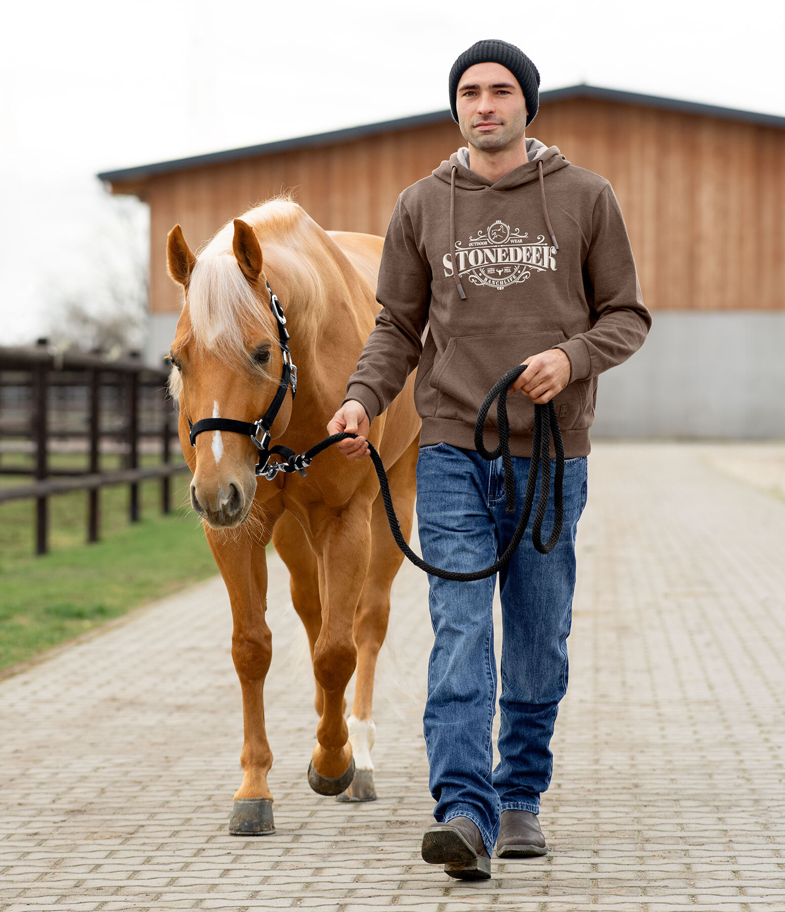 Western-Outfit Matt in chocolate