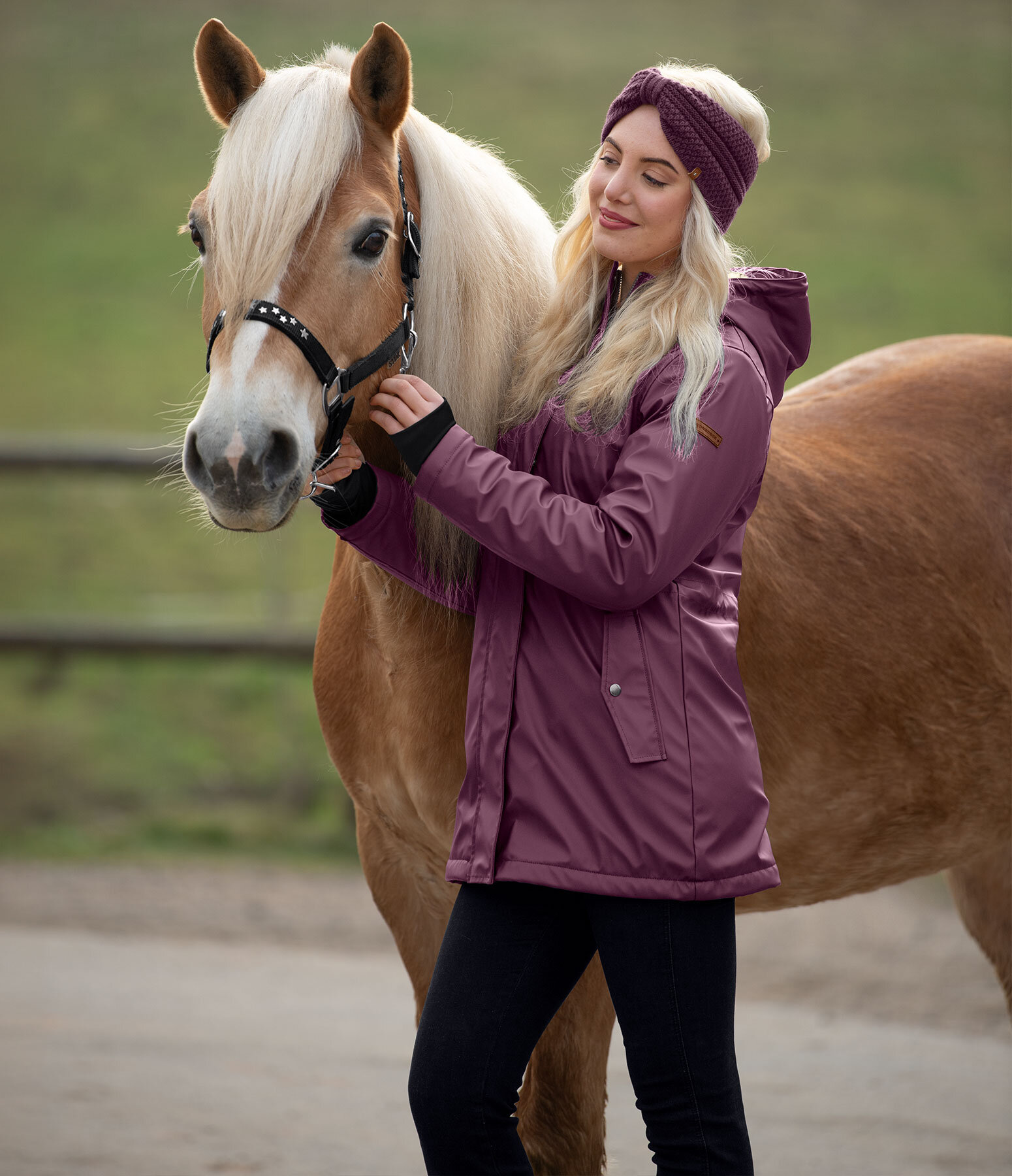 Western-Outfit Harper in grape