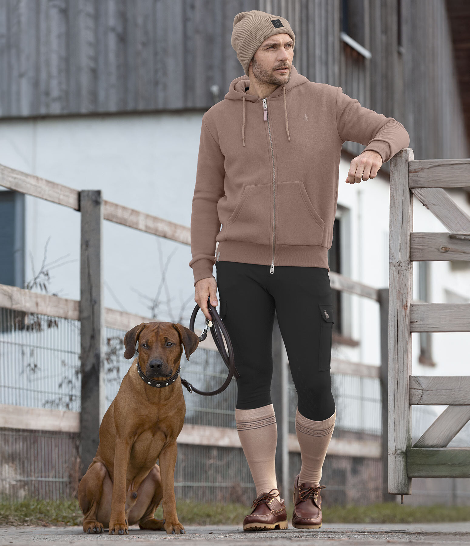 Heren-Outfit Wyoming in cappuccino