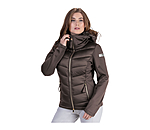 softshell combi rij-jas Claire met capuchon