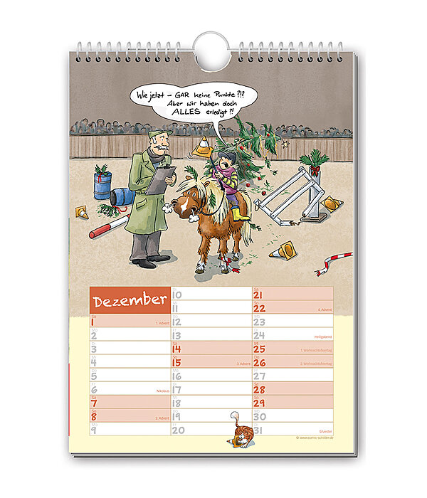 Paardenverhalen: comic kalender 2025