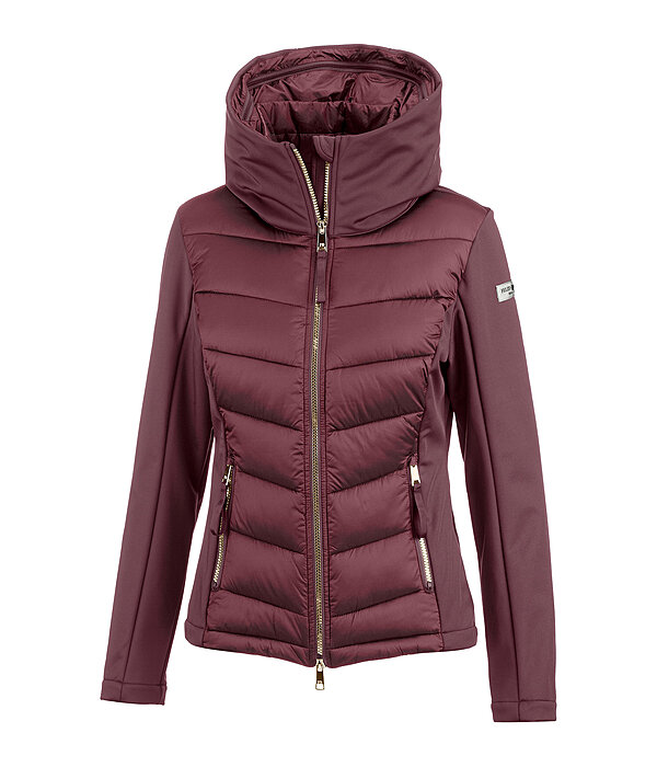 softshell combi rij-jas Claire met capuchon