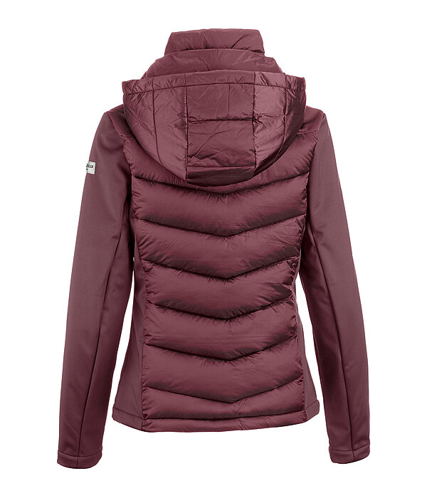 softshell combi rij-jas Claire met capuchon