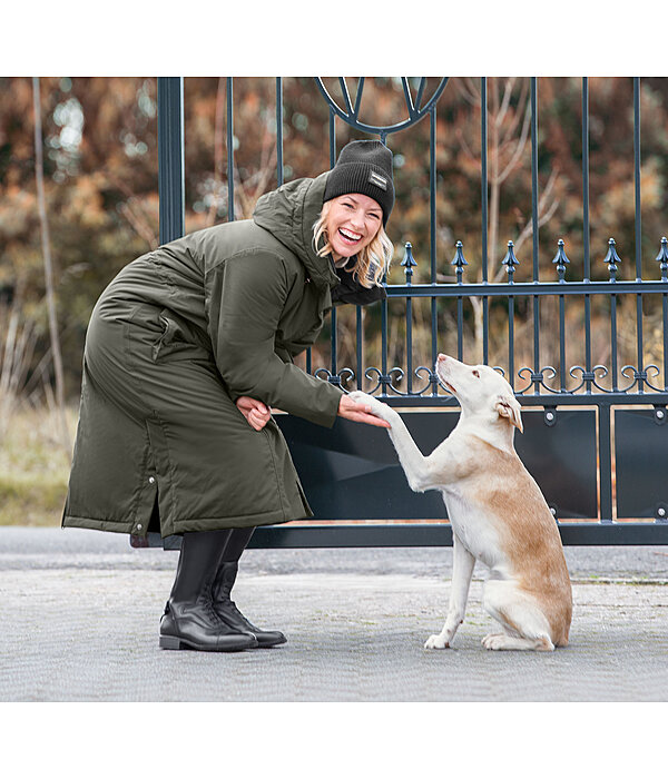 functionele lange parka Claudi met capuchon