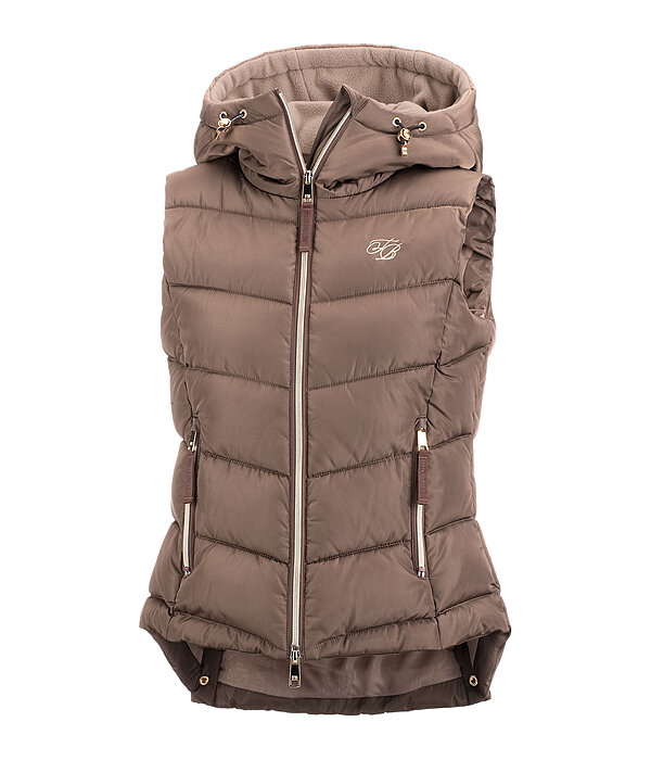 Lena bodywarmer met capuchon