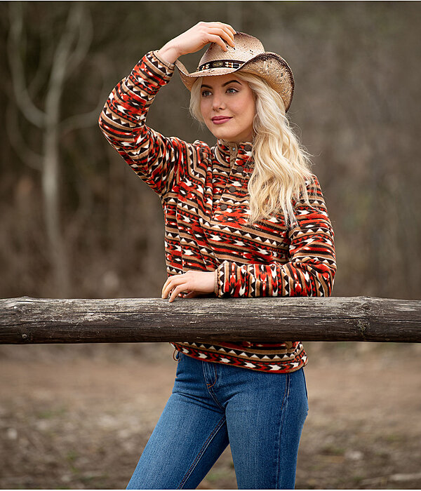 Western-Outfit Sally in rusty-brown